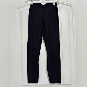 Lululemon V-Waist Yoga Tight 25" *Grid Texture in Black